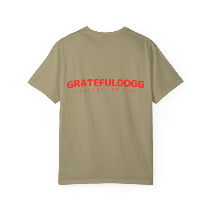 GratefulDogg "Peace & Paws" Essential Tee - Comfort Colors 1717