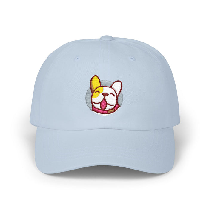 GratefulDogg "Winking Frenchie" Embroidered Dad Hat