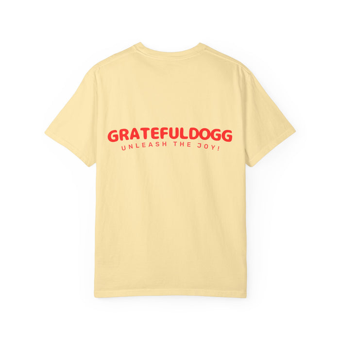 GratefulDogg "Peace & Paws" Essential Tee - Comfort Colors 1717